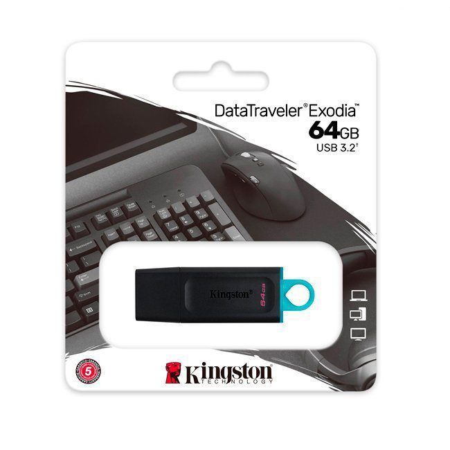 Memoria USB Kingston DataTraveler Exodia 64 GB 3.2 Gen1