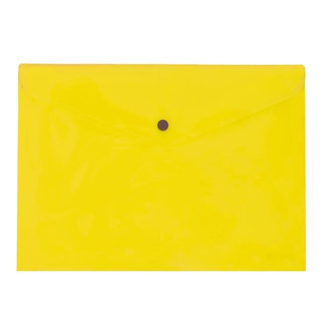 Dossier con broche PP Plus Office A4 capacidad 50 h. amarillo ref. 202