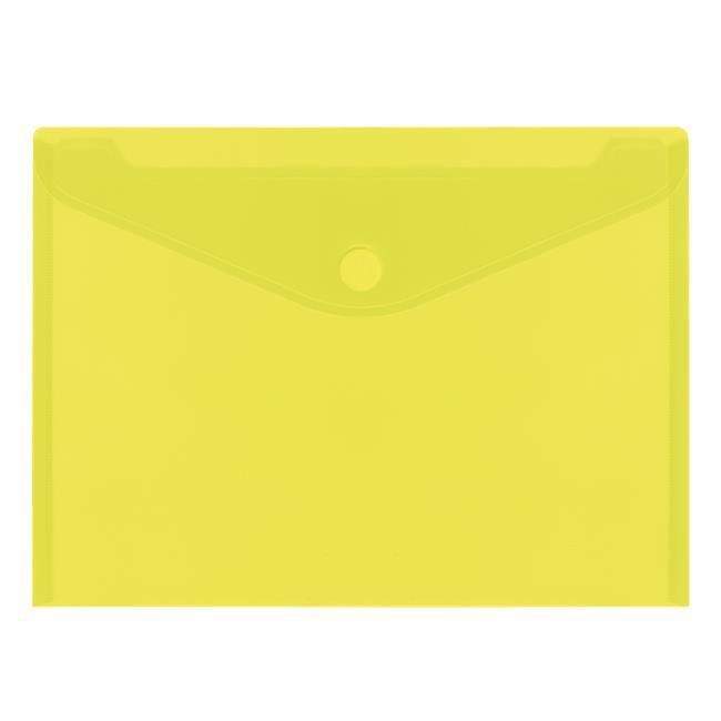 Dossier con velcro Plus Office A4+ capacidad 50 h. amarillo ref. 91336