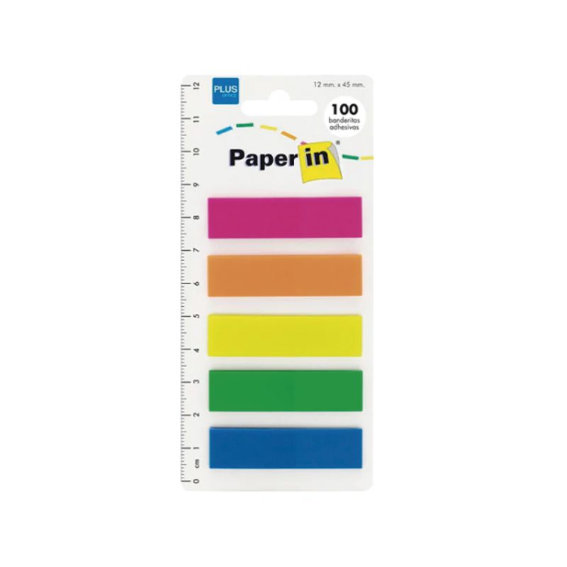 Banderitas autoadhesivas Paper In 5 colores ref. 45503