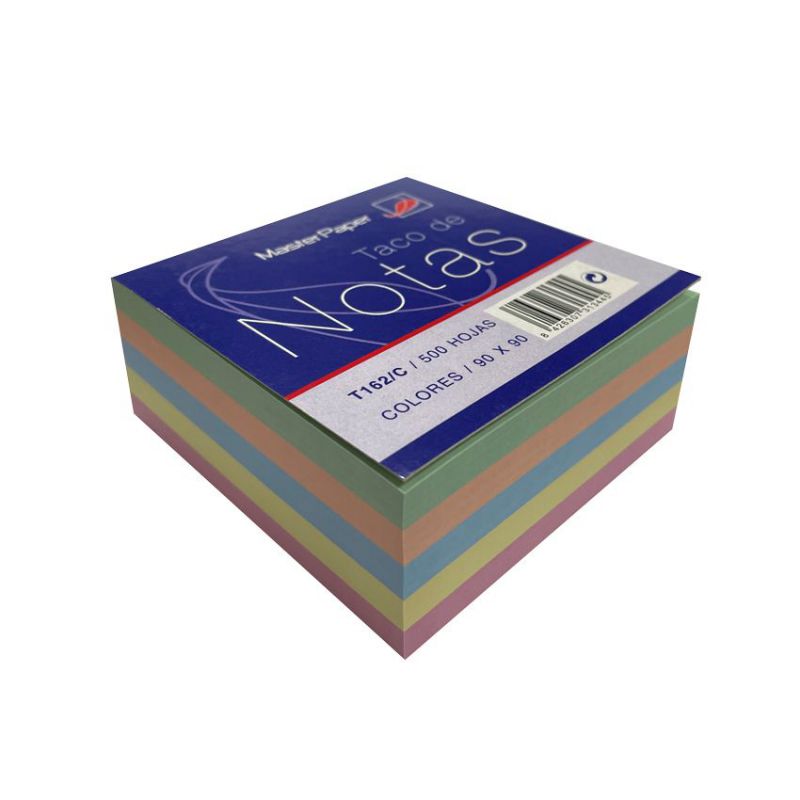 Tacos de notas de colores MasterPaper 90x90 ref. T162/C