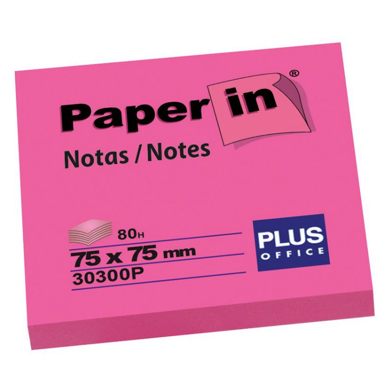 Blocs notas reposicionables Paper in neón Rosa flúor