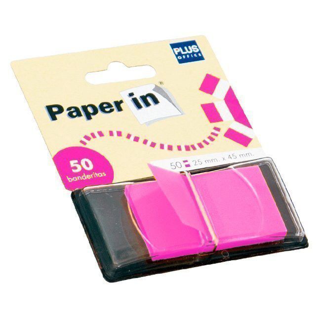 Dispensadores 50 banderitas Paper In Rosa ref. 45547-P