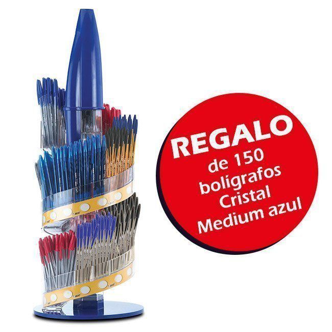 Expositor Bic Cristal Mega Family de 770 bolígrafos + 150 bolígrafos