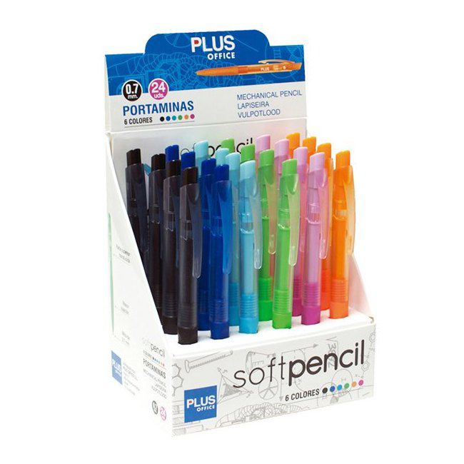 Portaminas Plus Soft Pencil 0,7 mm. Exp 24 unid. ref. 080964
