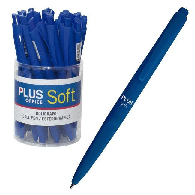 Bolígrafo Plus Soft azul ref. 080902