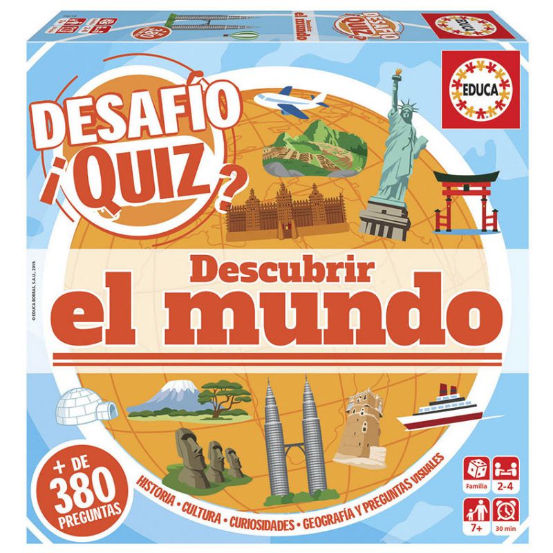 DESAFIO QUIZ - DESCUBRIR EL MUNDO