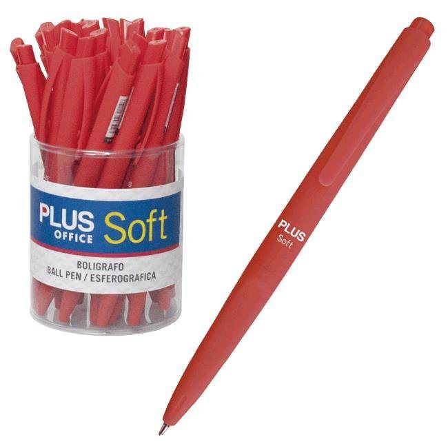 Bolígrafo Plus Soft rojo ref. 080904