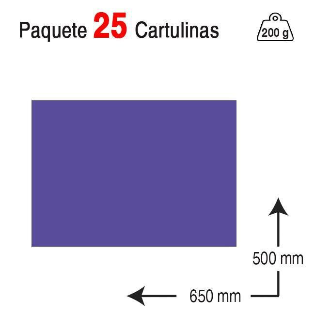 Cartulina Campus University 50 x 65 cm. 180 g. violeta