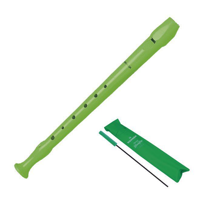 Flauta Hohner 1 cuerpo verde