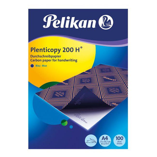 Papel carbón Pelikan Plenticopy Azul A4